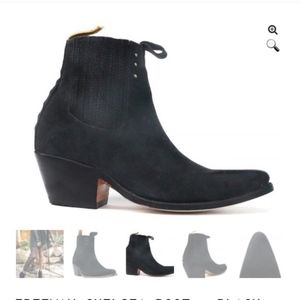 PSKaufman Freeway Chelsea Boot - Black Suede 8